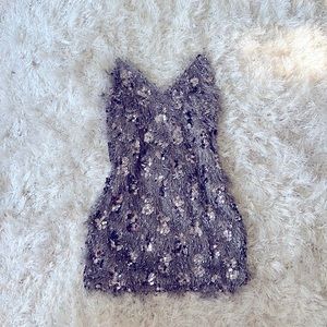 Zara sequin tassel dress